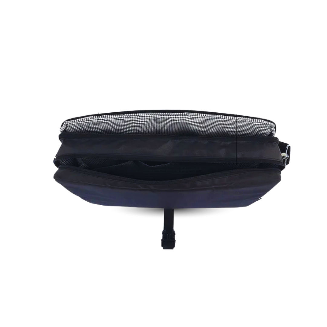 Black Unisex Laptop Messenger Bag for Professionals 014
